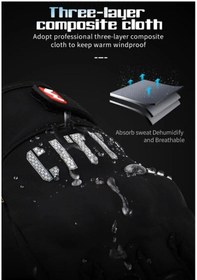 Resim Motiva Madbike 2025 Softshell Motosiklet Eldiveni Kırmızı 