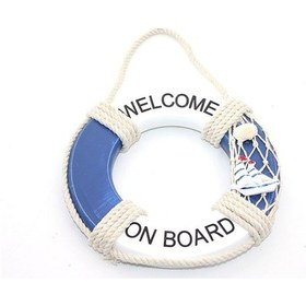 Resim Ahşap Marin Duvara Asmalı Simit Model 1 - 9009074283907do Çok Renkli 