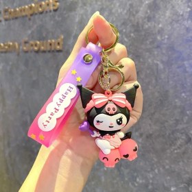 Resim Baijiafu2 Yeni Çizgi Film Animasyon Stitch Serisi Yumuşak Kauçuk Anahtarlık Bebek Çantası Kolye Anahtarlık Küçük Hediye (Yurt Dışından) 