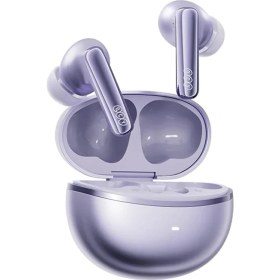 Resim Qcy Melobuds N70 Bluetooth Kulaklık, Hi-Res Audio, Ldac, 50DB Hibrit Anc, Kablosuz Şarj, 50 Saat Pil Ömrü, 6 Mikrofon, Kulakiçi, Mor 