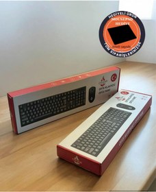 Resim Genel Markalar Kablolu Klavye Ve Mouse Set Türkçe Q Klavye 