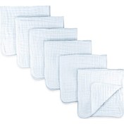Resim Gajeena Bebe Mümtek Kumaşı Altı Katlı Bebek Burp Cloth, Mide Gazı Ve Mide Tutanakları İçin, Yeşil 6 Adet Paketi, Toksiksiz Ve Dayanıklı 