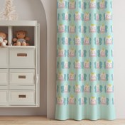 Resim AYShome Mint Çocuk Odası Perdesi 140x270cm 
