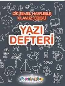 Resim Merkez Kitap Dik Temel Harflerle Klavuz Çizgili Yazı Defteri 