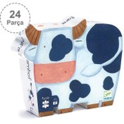 Resim Djeco Dekoratif Puzzle 24 Parça - The Cows On The Farm 