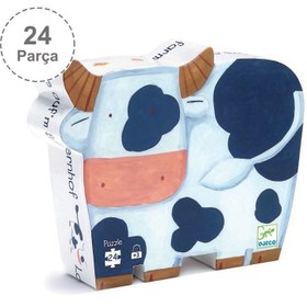 Resim Djeco Dekoratif Puzzle 24 Parça - The Cows On The Farm 