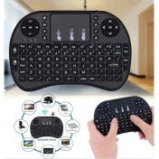Resim Redline Space M10 Pro 10.1" Uyumlu Wireless Touchpadli Işıklı Şarj Edilebilir Dokunmatik Mini Klavye 