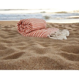 Resim Peştemal Sık Dokuma Günbatımı Turuncu Turuncu 