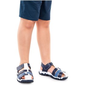 Resim Kiko Kids Erkek Çocuk Sandalet Arz 2356 Lacivert - Mavi 