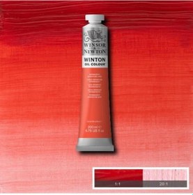 Resim Winsor & Newton Winton Yağlı Boya 200 ML 22 Permanent Geranum Lake 