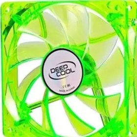 Resim DeepCool Xfan120U-G/B Yesıl Uzerıne Mavı Ledlı Kasa Fanı 120Mm 