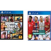 Resim Gta 5 Premium Edition + Pes 21 PS4 Oyun 
