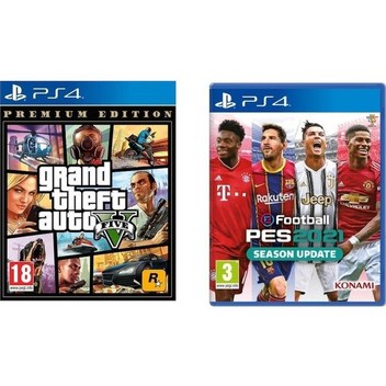 Gta 5 Premium Edition + Pes 21 PS4 Oyun