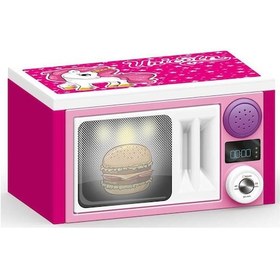 Resim Unicorn Sesli Mikrodalga Fırın Seti 2538 Pembe 