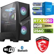 Resim MSI Şafak-Gaming Ddr5 - Rtx 5050 8gb - Intel Core I5 14400F - 32GB-64GB Ram - 1 Tb M.2 SSD - Windows 11 Pro 