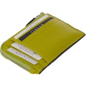 Resim Yeşil Deri Unisex Kredi Kartlık - S1KK00000265-T7A 