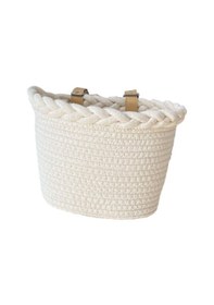 Resim Suntek Çocuk Bisiklet Sepeti Çeşitli Eşyalar Saklama Kabı Beyaz 