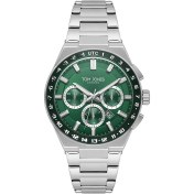 Resim Tom Jones Yeşil Cam Bezel Oval Erkek Kol Saati 