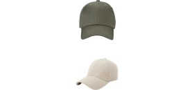 Resim Ritagarcia Unisex 2’li Set Basic Beyzbol Şapkası - Ayarlanabilir Pamuklu Cap Paketi 
