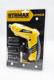 Resim Rtrmax Rtm326 Akülü Tornavida Seti 3,6v - 1.3 Ah 180 Rpm 