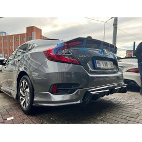 Resim Genel Markalar Honda Civic Fc5 2016-2021 Mugen Arka Ek (PLASTİK) 