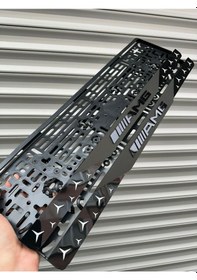 Resim Vipplaka Amg Uyumlu Ortası Mat Plakalık 