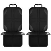 Resim 2pcs Çocuk Otomobil Koltuğu Koruyucusu Kaymaz Taban Malzemesi + Su Geçirmez 600d Kumaş Kara Çizgi , Boyut:kara Çizgi 
