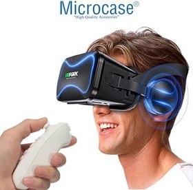 Resim Vrpark J30 Kulaklıklı Sanal Gerçeklik Gözlüğü + Bluetoth Kumanda 