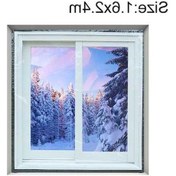 Resim Wondernest Pencere Rüzgar Geçirmez Sıcak Film, İç Hava Kaçağı Ve Ses Geçirmez Çift Katmanlı Yalıtım, 1.6x2.4m 