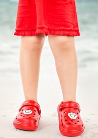 Resim Kiko Kids Bester Eva Plaj Havuz Okul Kreş Kız Çocuk Terlik Kırmızı 