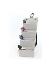 Resim Look Rich El Yapımı Deri 4'lü Gözlük Taşıma Ve Saklama Çantası- Taba 