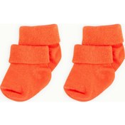 Resim Novibaby 2'li Bambu Bebek Çorap I Orange I 0 6 Ay I Turuncu Yenidoğan Bebek Çorabı Çok Renkli 
