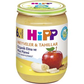 Resim Hipp Organik Elma ve Muz Püresi 190 gr 