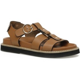 Resim Nine West Hermon 5fx Taba Kadın Kalın Taban Sandalet 000000000101944630 Taba 