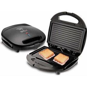 Resim Pileli Store Mini Granit Elektrikli Tost Makinesi 2 Tost Yapışmaz Yüzey 750W SSM-2513 (4887) 