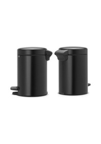 Resim Brabantia Çöp Kutusu Newicon Pedallı 3 Lt Matt Black Siyah 