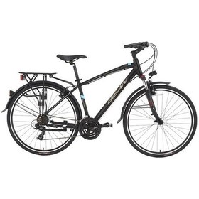 Resim Bisan Trx 8100 Cıty Erkek Şehir Bisikleti 460cm V 28 Jant 21 Vites Mat Siyah Mavi Çok Renkli 