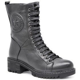 Resim Venüs Vns 1950852K Siyah Bayan Ayakkabı Çizme-Bot Bot (505406412) 