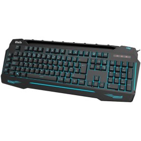 Resim Hello Hl-4616 4 Makro Tuşlu 3 Renk Işıklı Gamıng Oyuncu Klavye 