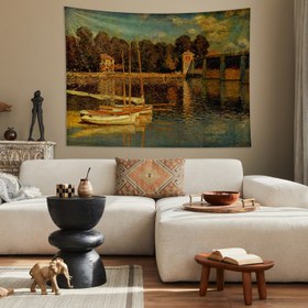 Resim The Argenteuil Bridge Duvar Örtüsü - 160 cm x 220 cm 