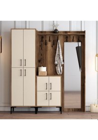 Resim Variant Variant Berlin Abc Portmanto Ceviz/Krem 