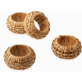 Resim Hepta Collection Jumbo Nature 4'lü Peçete Halkası 