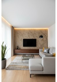 Resim İthal 16m2 Duvar Kağıdı 3boyutlu Mermerr Desen Simli Silinebilir.. Beyaz - Gri 