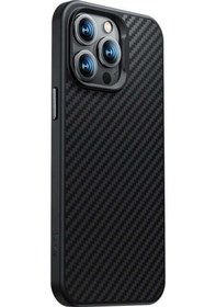 Resim Benks iPhone Uyumlu 14 Pro Kılıf Karbon Fiber Benks Civilian Aramid Protective Kapak ZORE-270336 