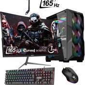 Resim İzoly Numel x I7-10700F 16GB 256GB M.2 Nvme Rx 580 8gb 24" 165Hz Oyuncu Masaüstü Bilgisayarı 