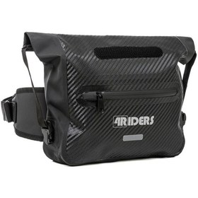 Resim 4riders Carbon Wp Series Belty Bel Çantası Siyah Siyah 