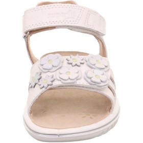 Resim Superfit Sparkle Kız Çocuk Sandalet Çiçekli - Açık Krem 009019-1000 