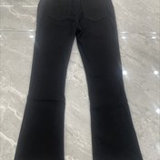 Resim Cepli Rahat Kalıp - Şık Kadın Geniş Paça Pantolon - Sıcak Polar Astarlı & Esnek, Yüksek Bel, Cepli Rahat Kalıp - Sonbahar/Kış için Şık Siyah 