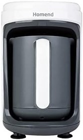 Resim Homend Pottoman 1830h Bulut Kremi Türk Kahve Makinesi 