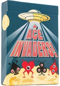 Resim Bicycle Ace Invaders Standard Edition Premium Oyun Kağıdı Kartı İskambil Kartları Destesi 